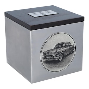 Cadillac Cremation Urn for Ashes: Personalized Memorial Urn with Classic Car Design