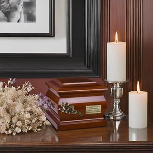 Beautiful solid wood casket , funeral ashes urn for Adult Unique Italian Style Urn (WU63)