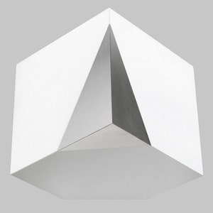 Moderne geometrische Urne, künstlerische Beerdigungsurne, Gedenkstätte für Erwachsene Asche Art31