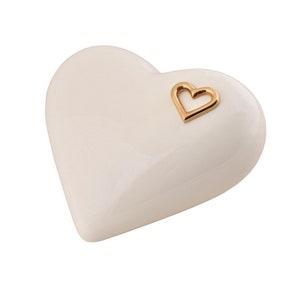 Elegant Heart-Shaped Ceramic Urn, Ceramic Cremation Urn for Ashes, Unique Memorial Funeral Urn, Adult Cremation Urn, Urn for Human Ashes, Heart-Themed Cremation Urn, Artistic Ceramic Urn, Beautiful Ashes Urn, Unique Tribute Urn
