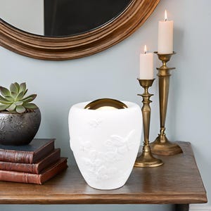 Butterflies Cremation Urn for Adult Ashes Unique Artistic Funeral Memorial Urn (M3)