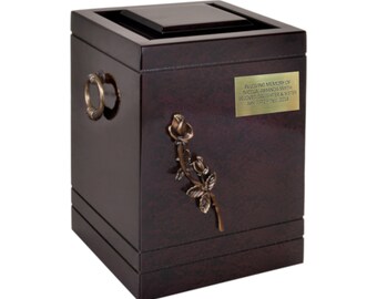 Urna Per Ceneri A Forma Di Cuore In Legno Di Faggio - 10cm, Per Adulti | Commemorativa E Elegante - Foto 5