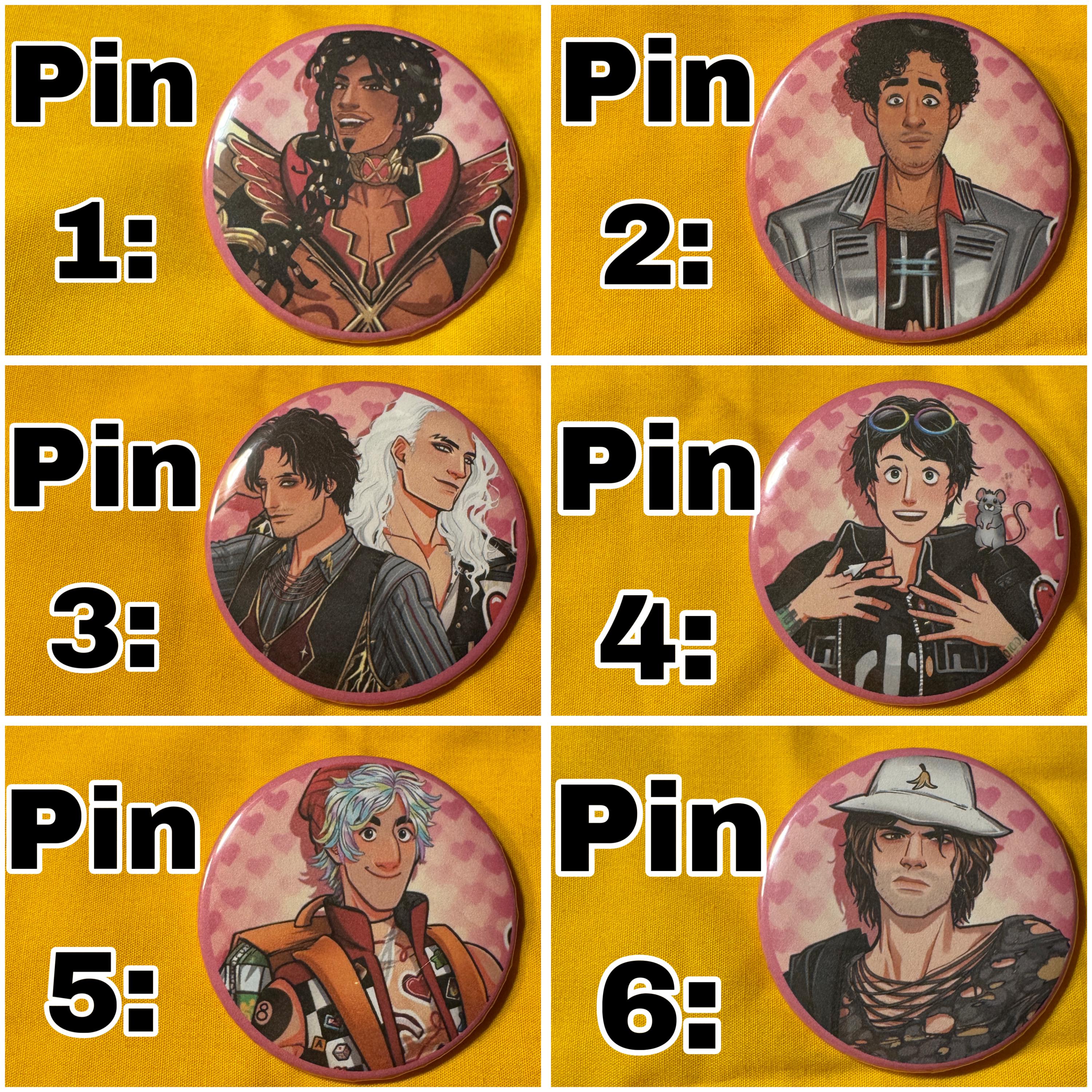 Pin Block Dig Daitle Large! Button Pins Inspired by Date Everything! Homemade! 58mm - Etsy