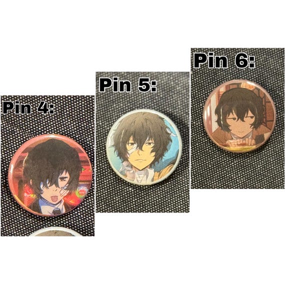 Broche/Insignia De Dazai (Bungo Stray Dogs) - Metal, Para Colección, Cosplay O Regalo De Anime