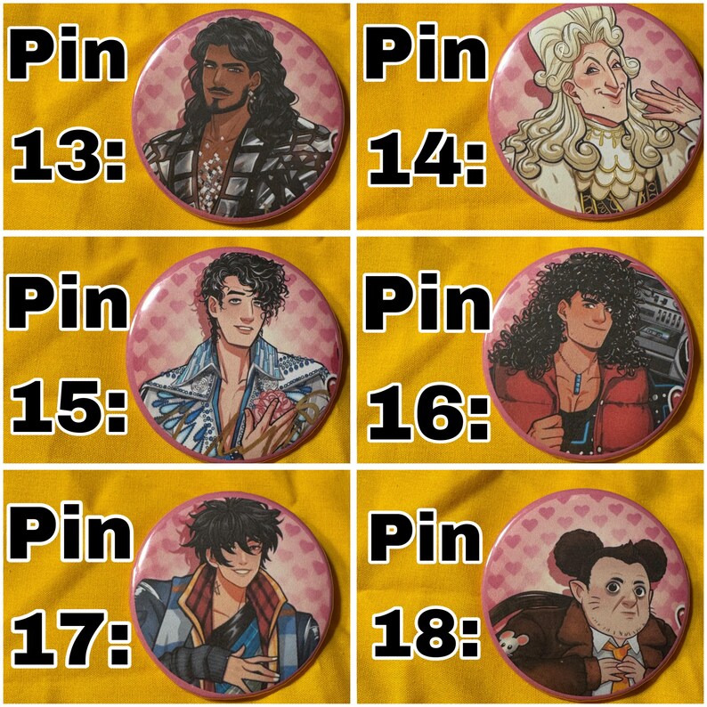 Large! Button Pins Inspired by Date Everything! Homemade! 58mm - Etsy