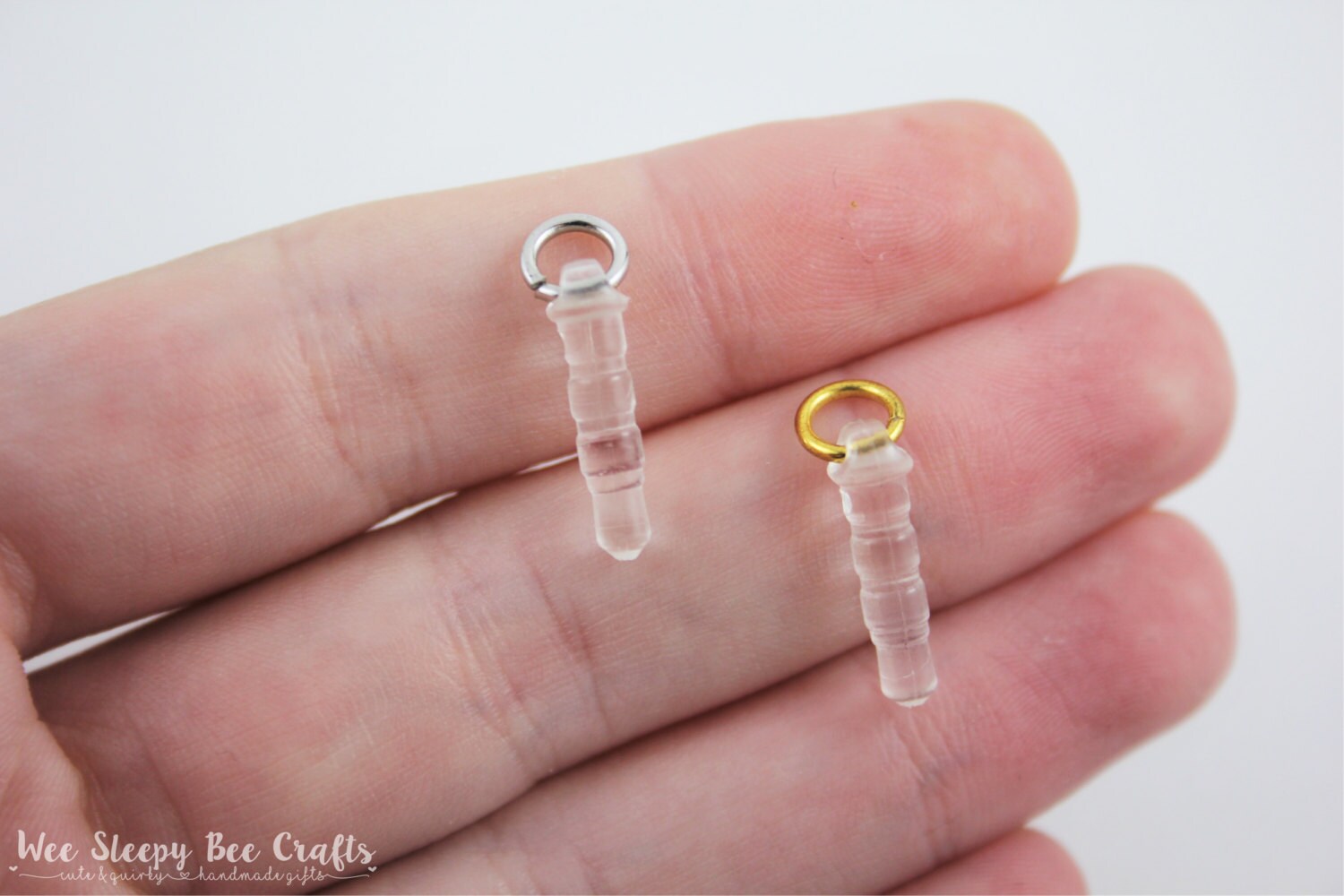 Dust Plug with Jump Ring for Holding Charms, Cell Phone Charm Holder,…