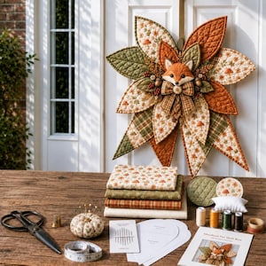 Quilted Bow Patchwork Sewing DIY Kit
