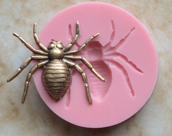Spider Silicone Mold, Molds, arthropods, Resin Spider mold, Clay Spider mold, Epoxy Spider molds, food grade Spider, Chocolate molds, G232