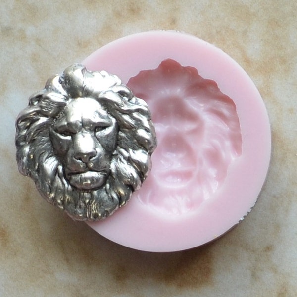 Lion Silicone Mold, Animal Silicone Mold, Resin, Clay, Epoxy, food grade, Chocolate molds, Resin, Clay, dogs, cats, fish, birds  A177