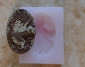 Eagle Silicone Mold, Silcone, Molds, Cake, Candy, Clay, Animal, Cook, Jewelry, Farm, Chocolate, Cookies A466-40