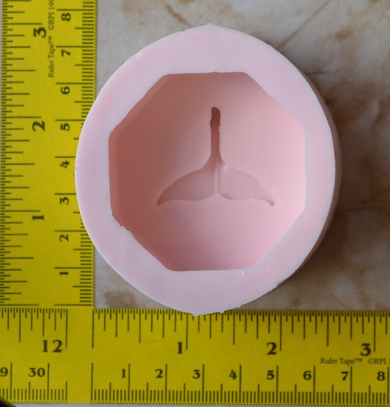Whale Soap Mold Octagon 2.25 x 3/4 Silicone Etsy