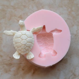 Turtle silicone mold, Resin mold, Clay mold, Epoxy molds, Sea turtle, turtles, Nautical molds, beach, ocean, nautical, sea, animal A345 image 1