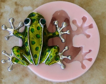 FROGS Assorted Chocolate Candy Mold  Lily Pad Pond Spring Toad 