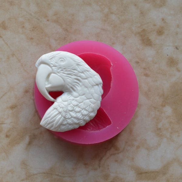 Parrot Silicone, Molds, Birds, Resin, Animal Silicone Mold, Resin, Clay, Epoxy, food grade, Chocolate molds, Resin, Clay, birds A438