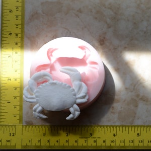 Crab Silicone Mold, crab, Animal Silicone Mold, Resin, Clay, Epoxy, food grade, Chocolate molds, Resin, Clay, dogs, cats, fish,   A523-2