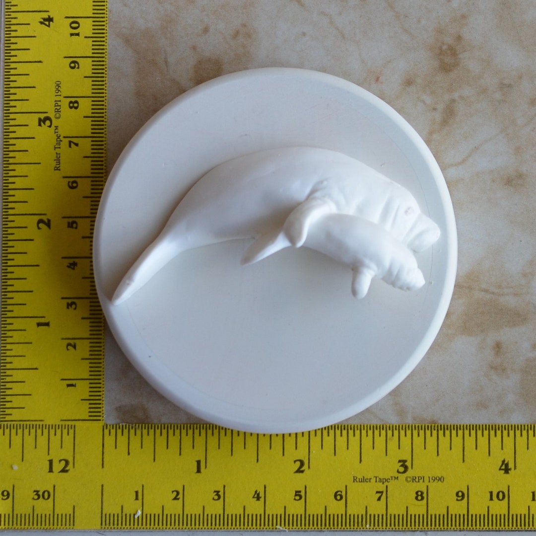 Manatee Soap Mold, Silicone Soap Mold, Soap Mold, Soap, Round Molds