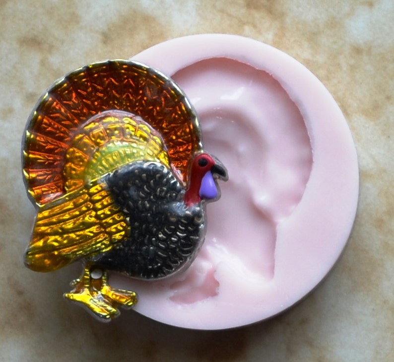 Turkey Silicone Mold Silcone Molds Cake Candy Clay Etsy