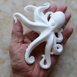 Lg Octopus mold, Octopus, Resin Octopus mold, Clay octopus mold, Epoxy octopus molds, food grade octopus mold, Chocolate molds, A569-2