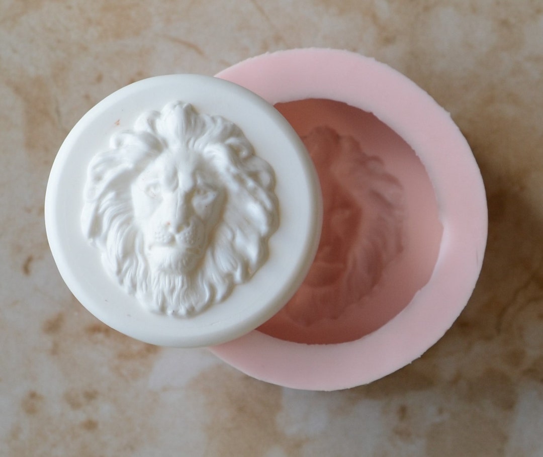 Lion Soap Silicone, Silicone Soap Mold, Soap Mold, Soap, Round Molds