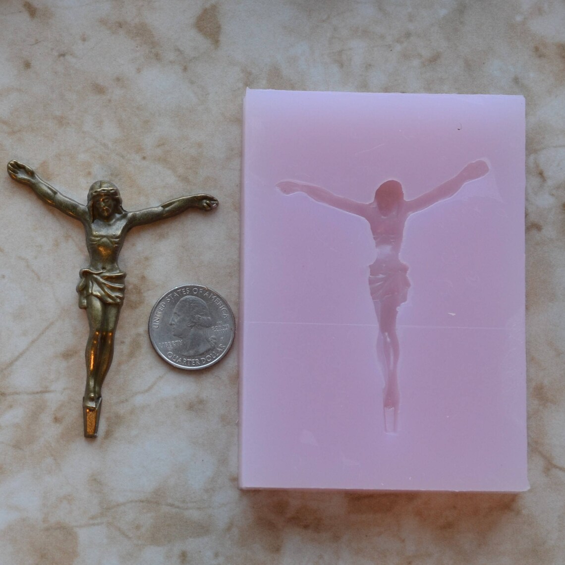 Jesus Pendant Silicone Mold Silcone Molds Christ Religion Etsy