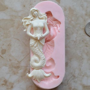 Mermaid silicone mold, Mermaid, Mermaids, aquatic creature, Shipwrecks, Folklore, Fairy tales, Clay mold, Epoxy molds, Nautical mold N374