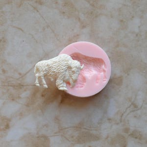 Buffalo Silicone Mold, Animal Silicone Mold, Resin, Clay, Epoxy, food grade, Chocolate molds, Resin, Clay, dogs, cats, fish, birds A362