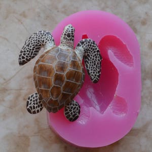 Turtle silicone mold, Resin mold, Clay mold, Epoxy molds, Sea turtle, turtles, Nautical molds, beach, ocean, nautical, sea, animal, A442