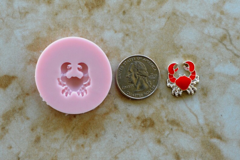 Crab Silicone Mold Silcone Molds Cake Candy Clay Etsy