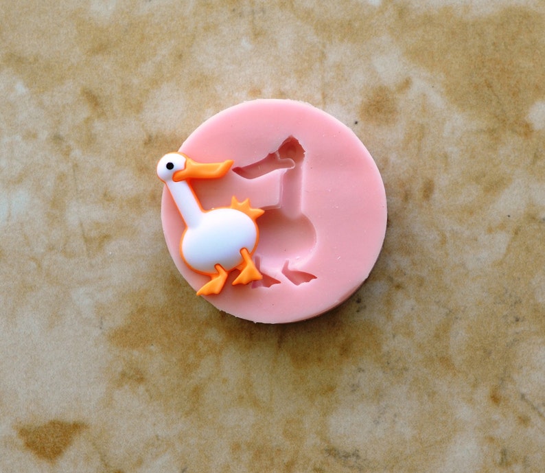 Duck Silicone Mold Silcone Molds Cake Candy Clay Animal Etsy
