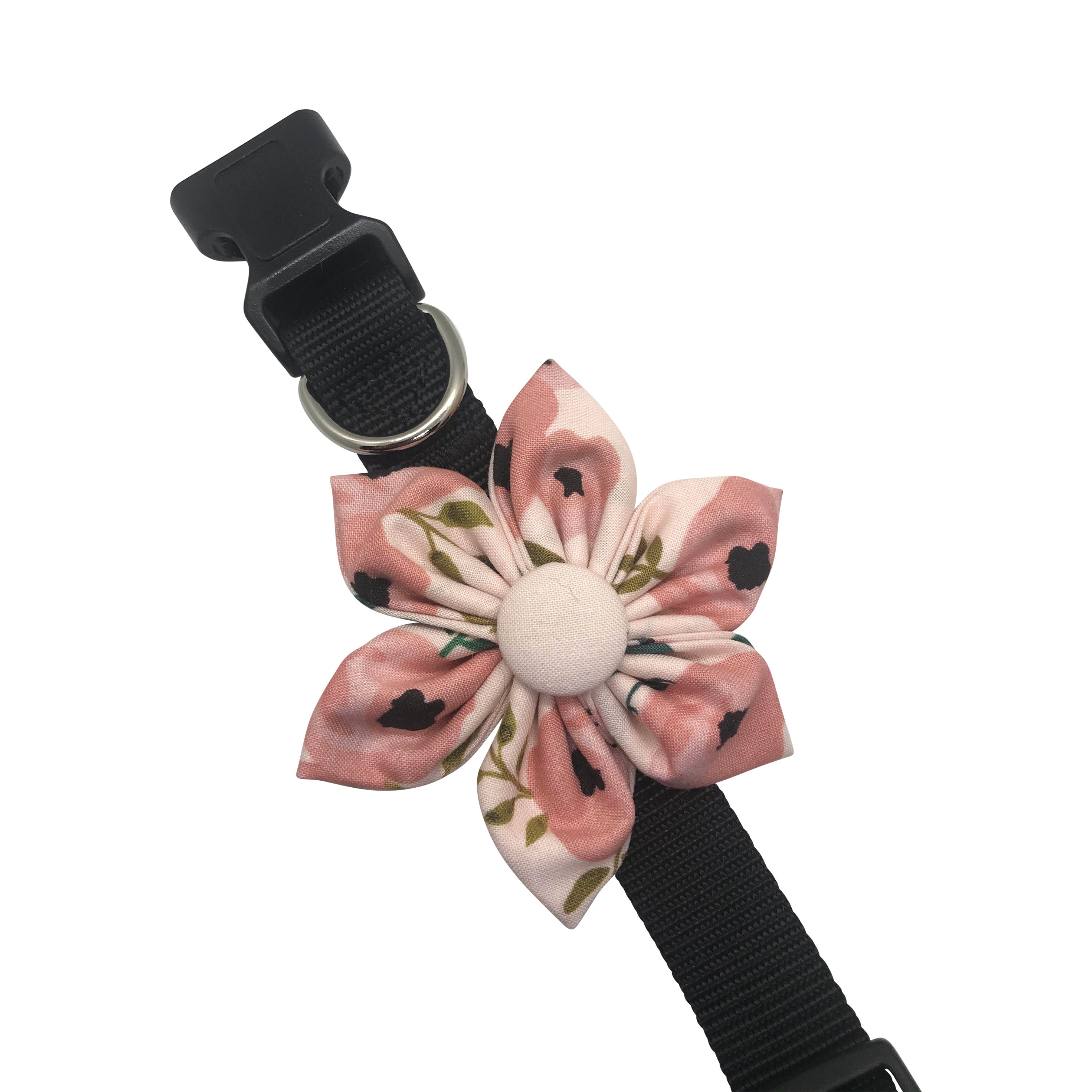 Dog Collar Flower Etsy