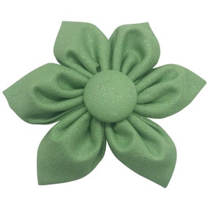 Fabric Flower Girls Hair Bow