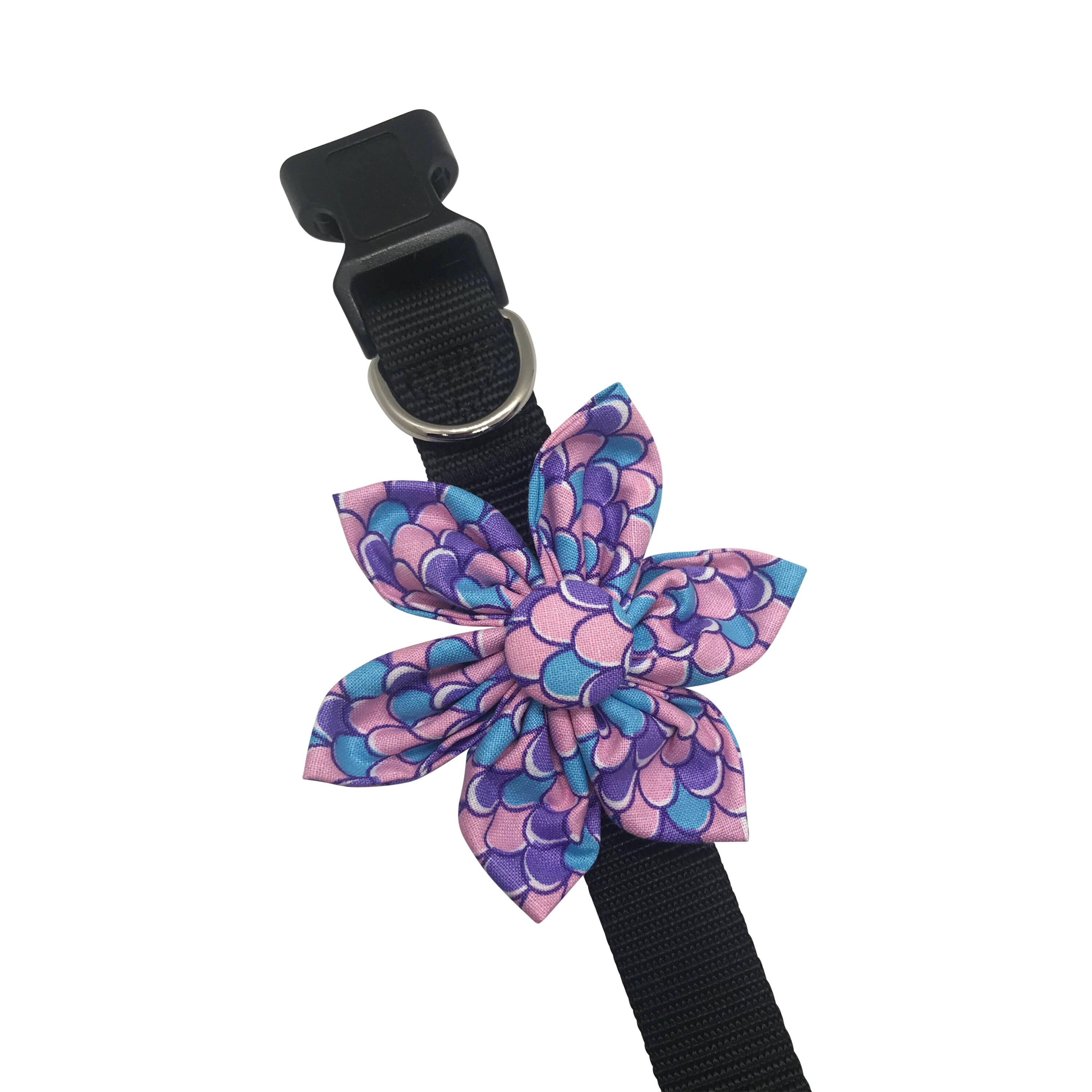 Dog Collar Flower Etsy