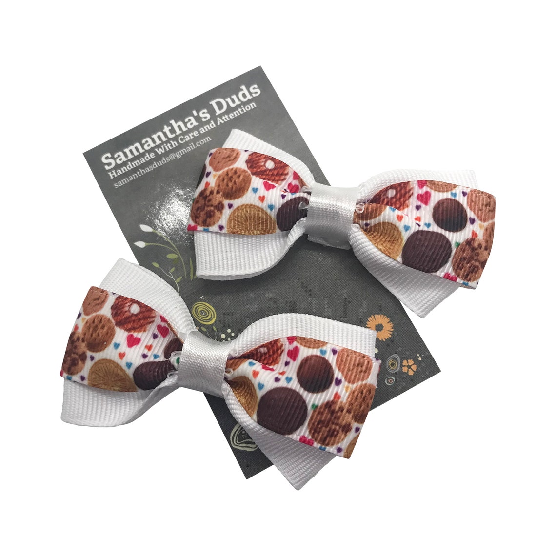 Girl Scout Cookie Pigtail Bow Set Hair Bows for Girls Little Etsy