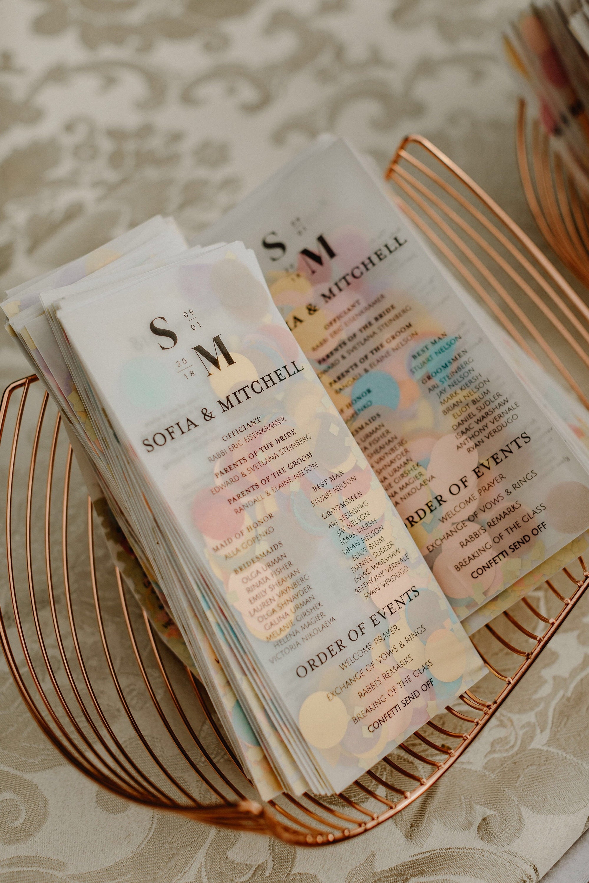 Envelope Wedding Programs Custom printed vellum envelopes Etsy