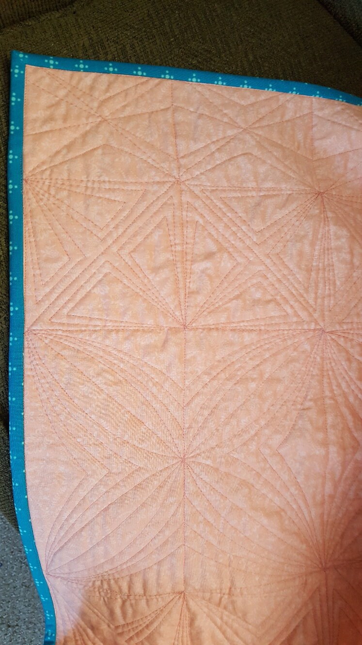 Lap Quilt Colorful Lap Quilt Quilted Lap Blanket Scrappy Etsy