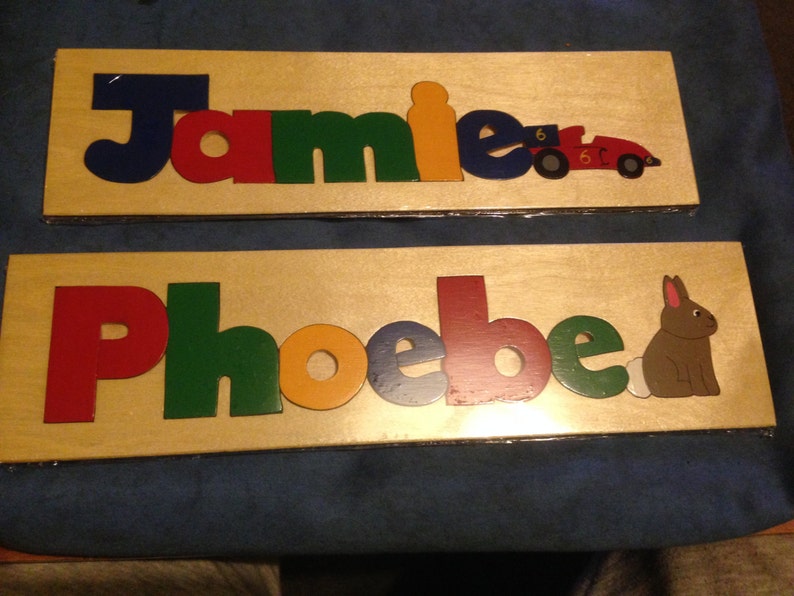 6 Buchstaben Name Puzzle - Etsy.de