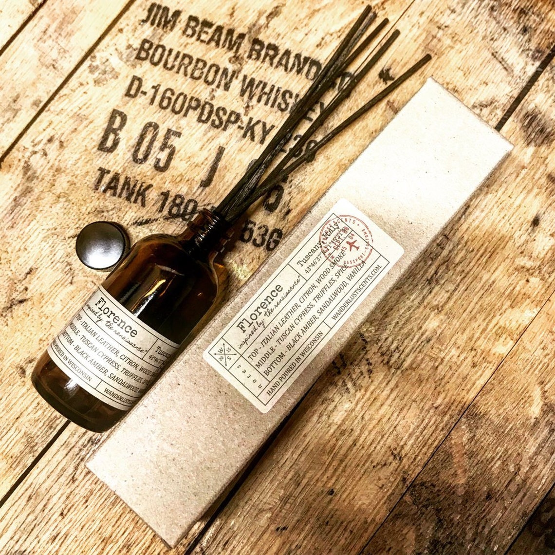 FLORENCE Tuscany ItalyReed Diffuser Set Scented Home Etsy
