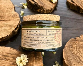 WOODSTOCK - 4oz Soy Candle by Wanderlust Scents