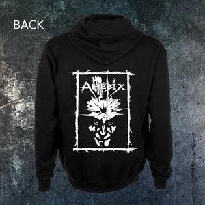 Amebix Zip Up Zipper Hoodie Crust Anarcho Punk Rudimentary Peni Crass Subhumans Dirt Icons of Filth Aus-Rotten Nausea Black Flag Doom Filth