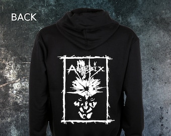 Amebix Zip Up Zipper Hoodie Crust Anarcho Punk Rudimentary Peni Crass Subhumans Dirt Icons of Filth Aus-Rotten Nausea Black Flag Doom Filth