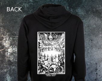 Doom Zip up Hoodie Sweatshirt - Crust Anarcho Punk Anti Cimex