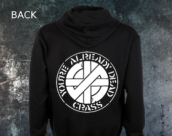 FILTH - 'destroy Everything' Zip up Hoodie Sweatshirt - Punk