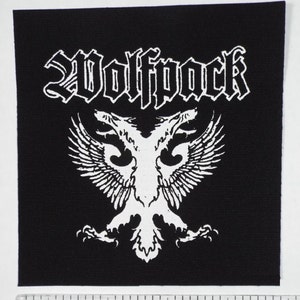 Wolfpack Patch - DIY Anarcho Crust Punk D-beat Wolfbrigade Inepsy Extreme Noise Terror Totalitar Extinction of Mankind Wormrot Nasum Phobia