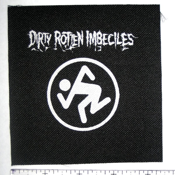 D.R.I. Dirty Rotten Imbeciles Punk Patch Suicidal Tendencies Corrosion of Conformity Dead Kennedys Agnostic Front Napalm Death D. R. I. doom