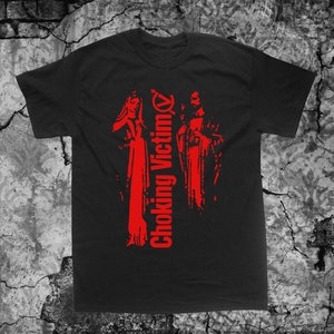 CHOKING VICTIM T- Shirt T Shirt Anarcho Punk Crust Ska Leftover Crack Star Hipsters Citizen Fish No Cash The Infested Morning Glory F-minus