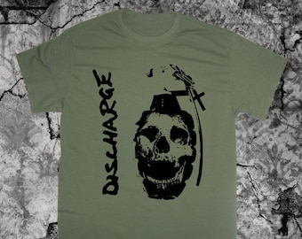 Camiseta de descarga Crust Punk D-beat Nausea Anti Cimex Doom the Exploited Crass Phobia Dropdead Disfear Skitsystem Avskum Aus-rotten Amebix