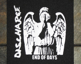 Discharge Patch - Crust Punk D-beat Nausea Anti Cimex Doom the Exploited Crass Phobia Dropdead Disfear Skitsystem Avskum Aus-rotten Amebix