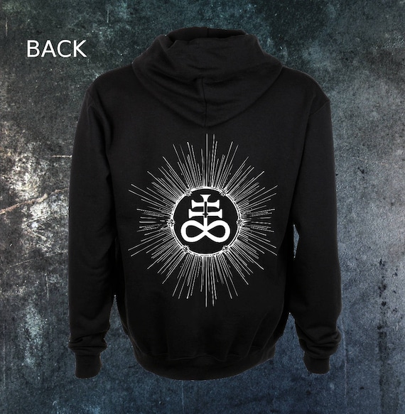 Punk zip online hoodie