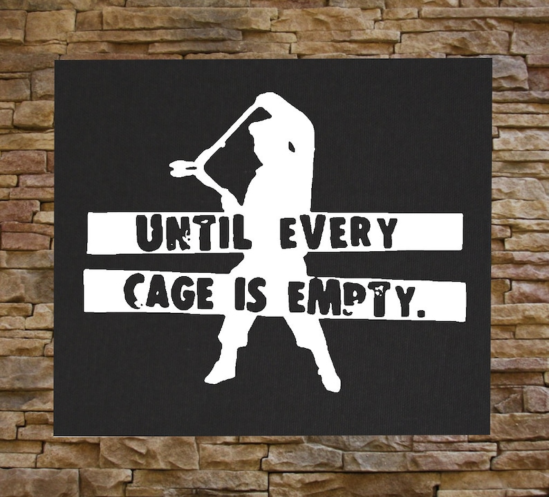 BACK Patch Animal Liberation Front ALF Animal Welfare Rights | Etsy