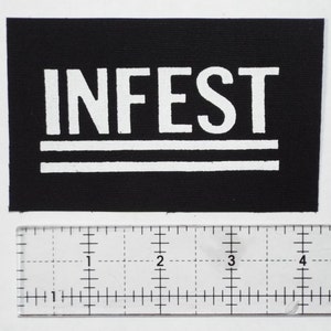 Infestar Patch Hellnation Guerra de Insetos Magrudergrind Dropdead Man é o Bastardo Metal Nasum Fobia Pretty Little Flower Totalitar Yacopsae